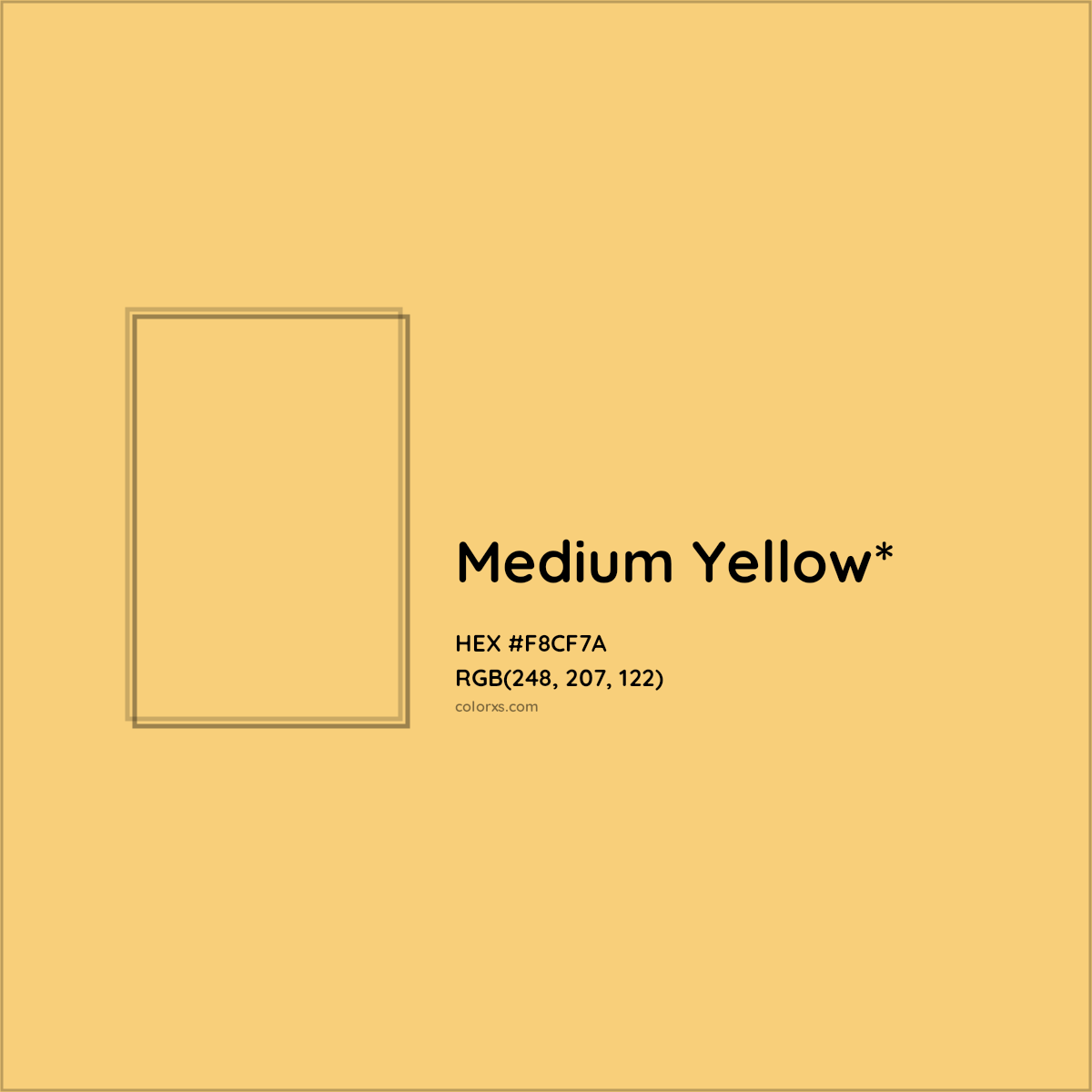 HEX #F8CF7A Color Name, Color Code, Palettes, Similar Paints, Images