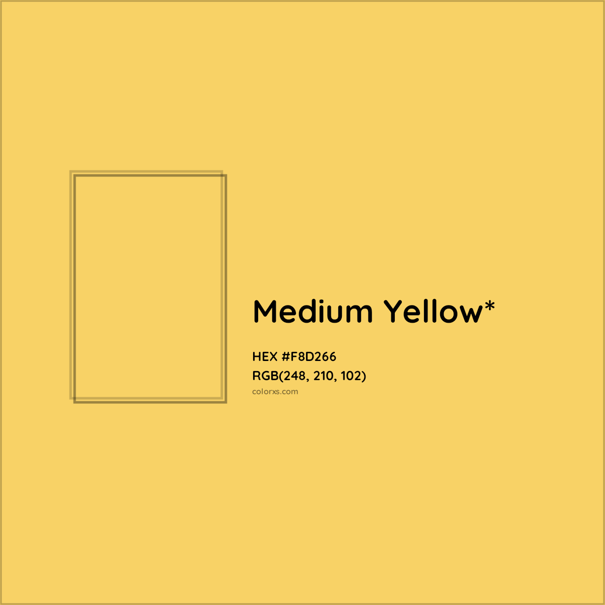 HEX #F8D266 Color Name, Color Code, Palettes, Similar Paints, Images