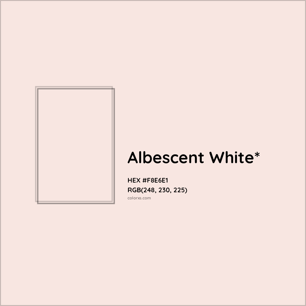 HEX #F8E6E1 Color Name, Color Code, Palettes, Similar Paints, Images