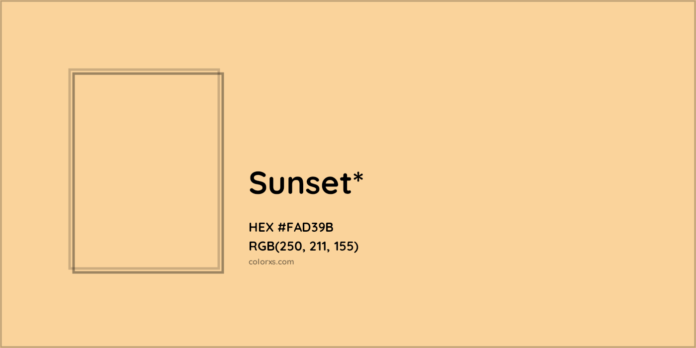 HEX #FAD39B Color Name, Color Code, Palettes, Similar Paints, Images