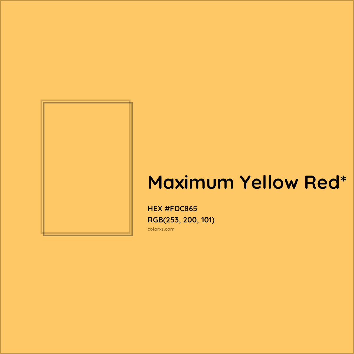 HEX #FDC865 Color Name, Color Code, Palettes, Similar Paints, Images