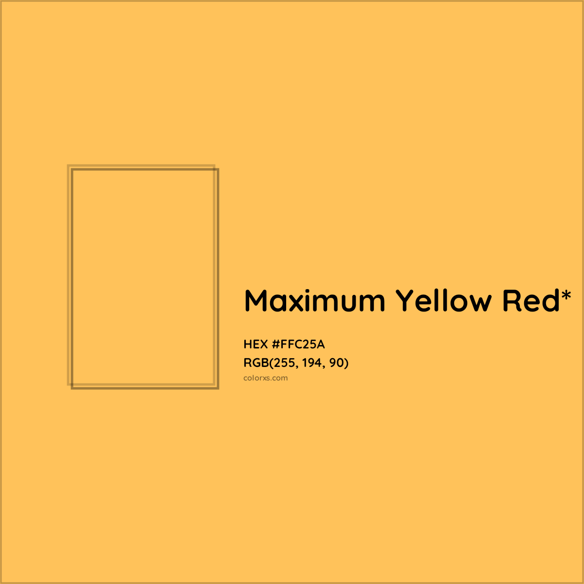 HEX #FFC25A Color Name, Color Code, Palettes, Similar Paints, Images